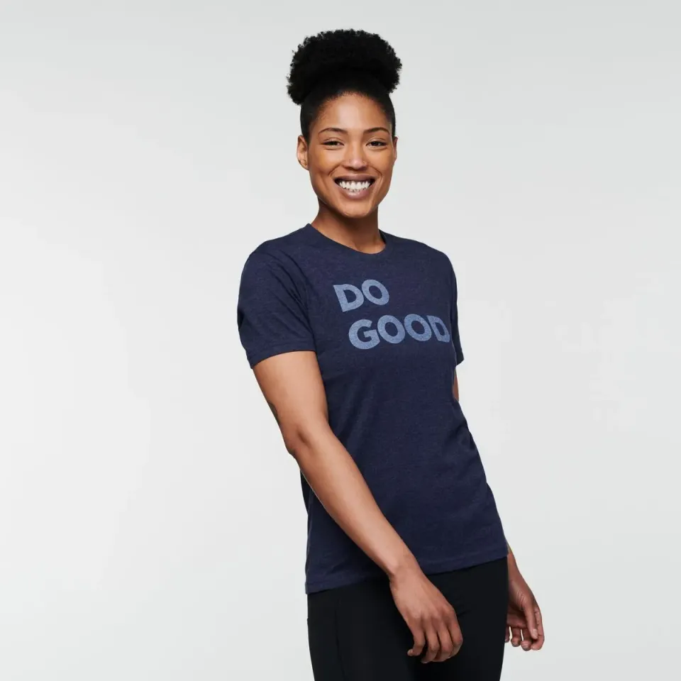 Cotopaxi Do Good T-Shirt Femme Maritime coton bio