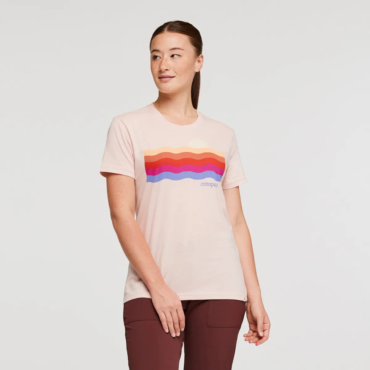 Cotopaxi Disco Wave t-shirt femme gris chiné