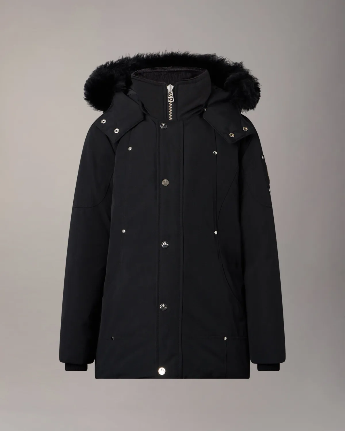 Moose Knuckles Original Parka Duvet Enfant Noir Grand Froid