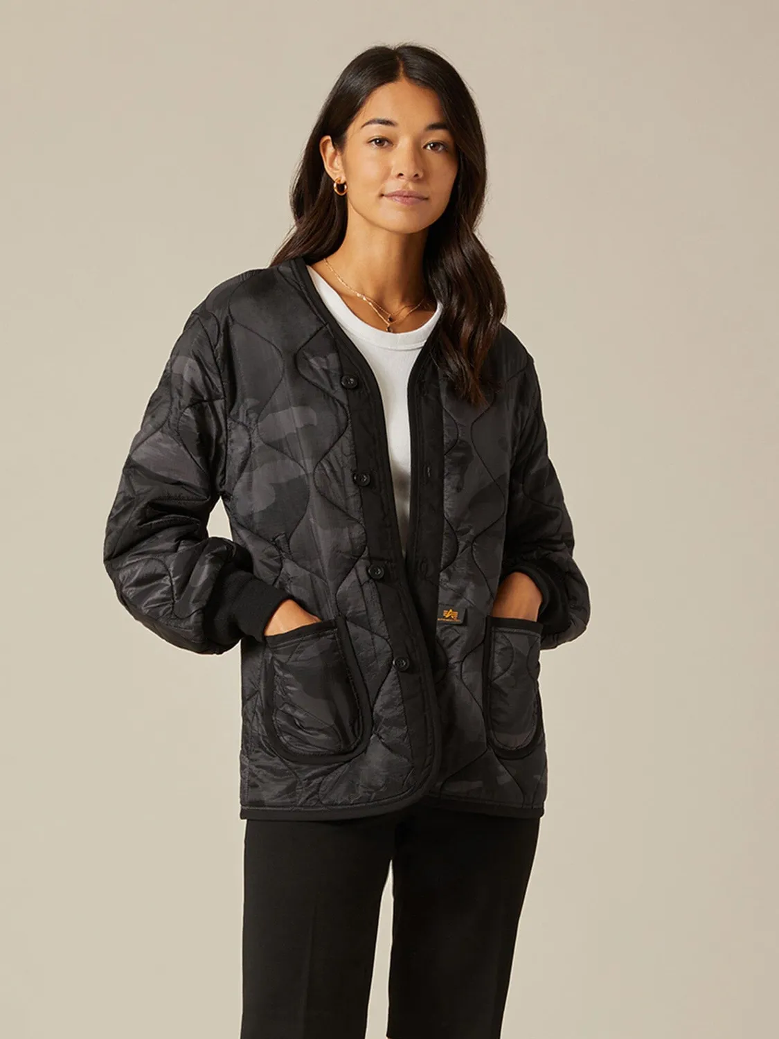 Alpha Industries ALS/92 liner veste camouflage noir
