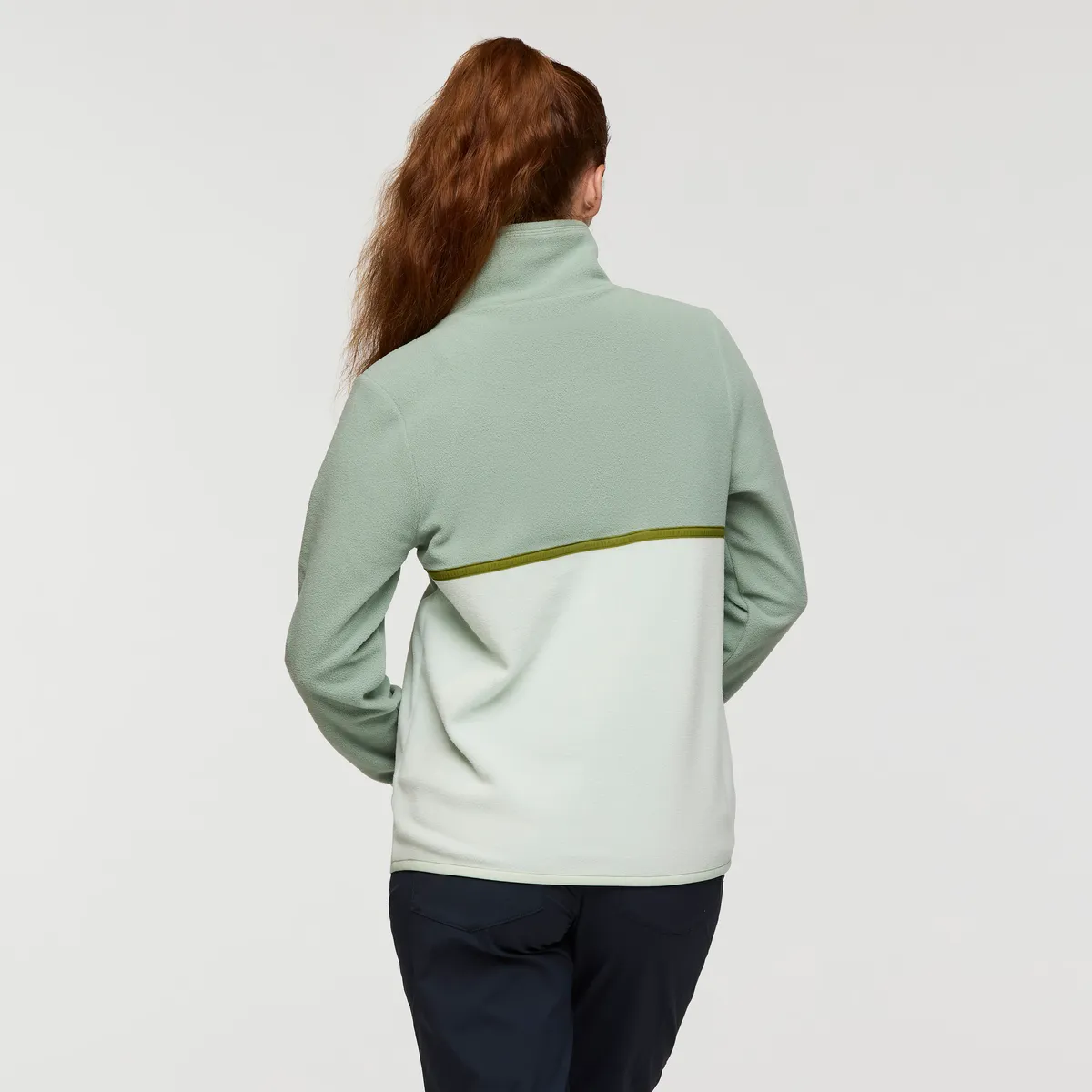 Cotopaxi Amado Pull polaire femme Sea Spray demi-zip