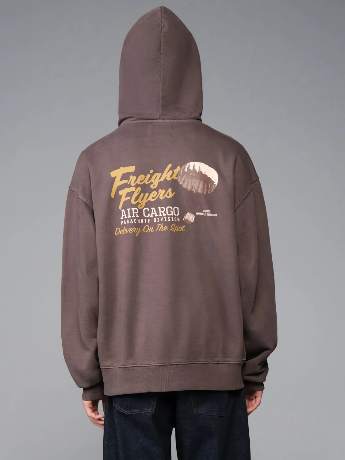 Alpha Industries Essential Hoodie Freight sweat hickory coton