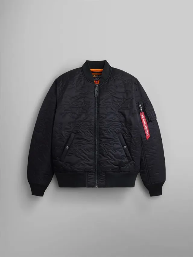 Alpha Industries Camo Quilted MA-1 bomber Noir