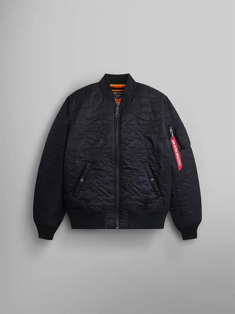 Alpha Industries Camo Quilted MA-1 bomber Noir