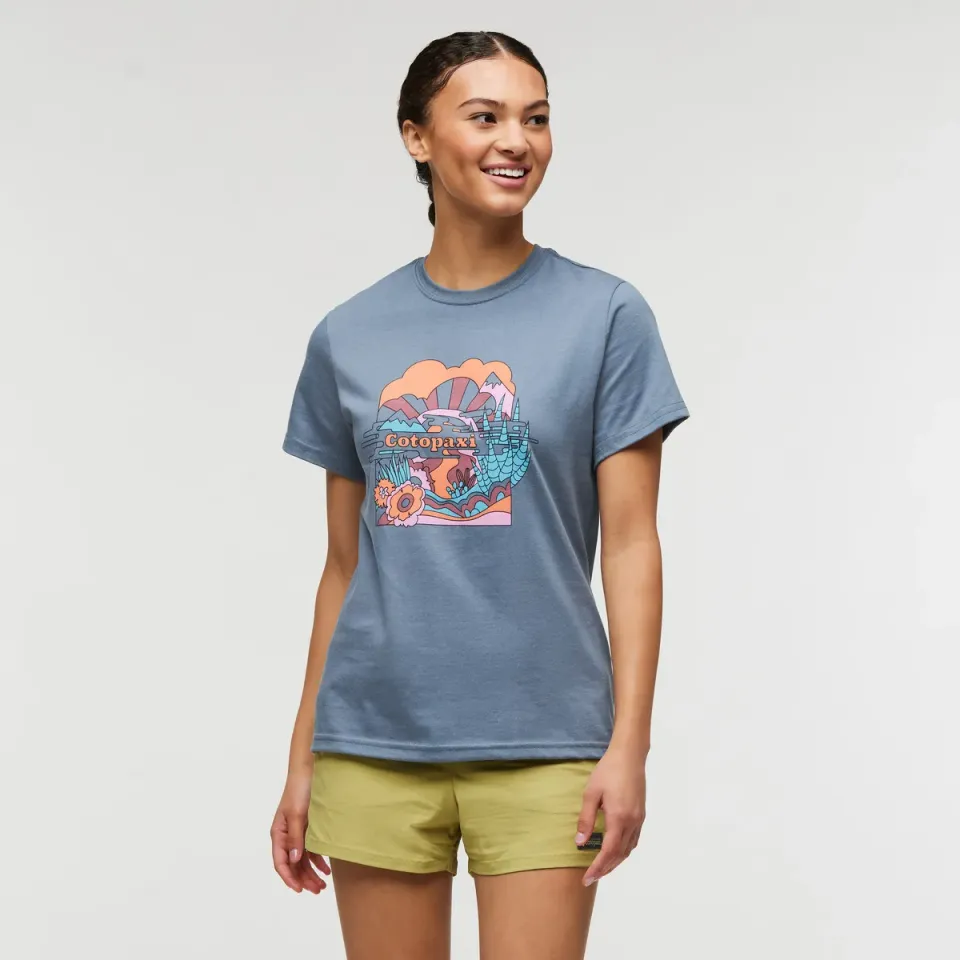 Cotopaxi Utopia t-shirt femme Tempest coton
