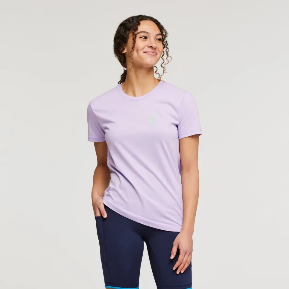 Cotopaxi Happy Day t-shirt femme Nectar M coton doux