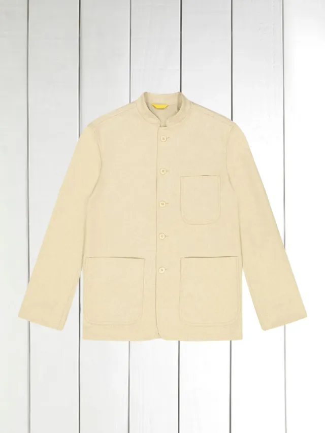Hollington Tyrol veste serge laine cachemire écrue