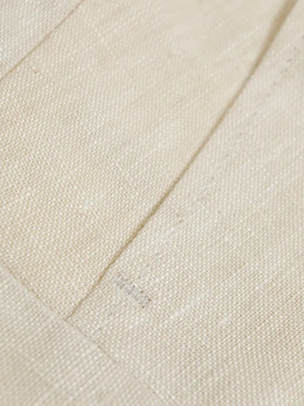 Hollington Siza italien pantalon toile lin naturel pur lin