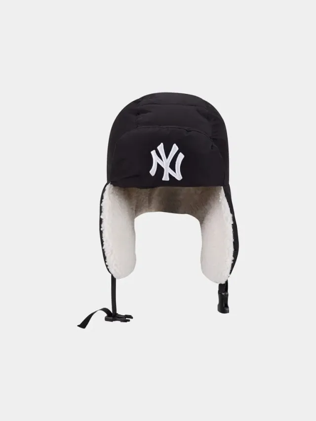 Alpha Industries Yankees Bonnet Trappeur Puffer Noir