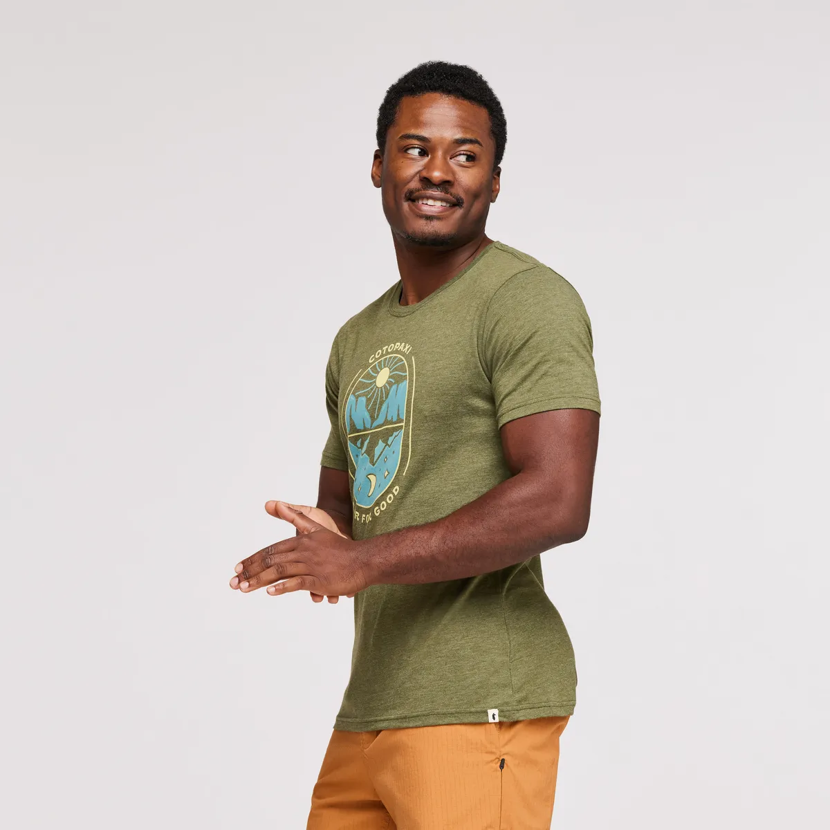 Cotopaxi Day and Night t-shirt homme pin coton