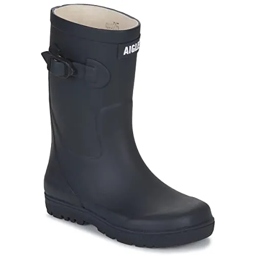 Aigle Woody-Pop 2 botte pluie enfant Marine souple