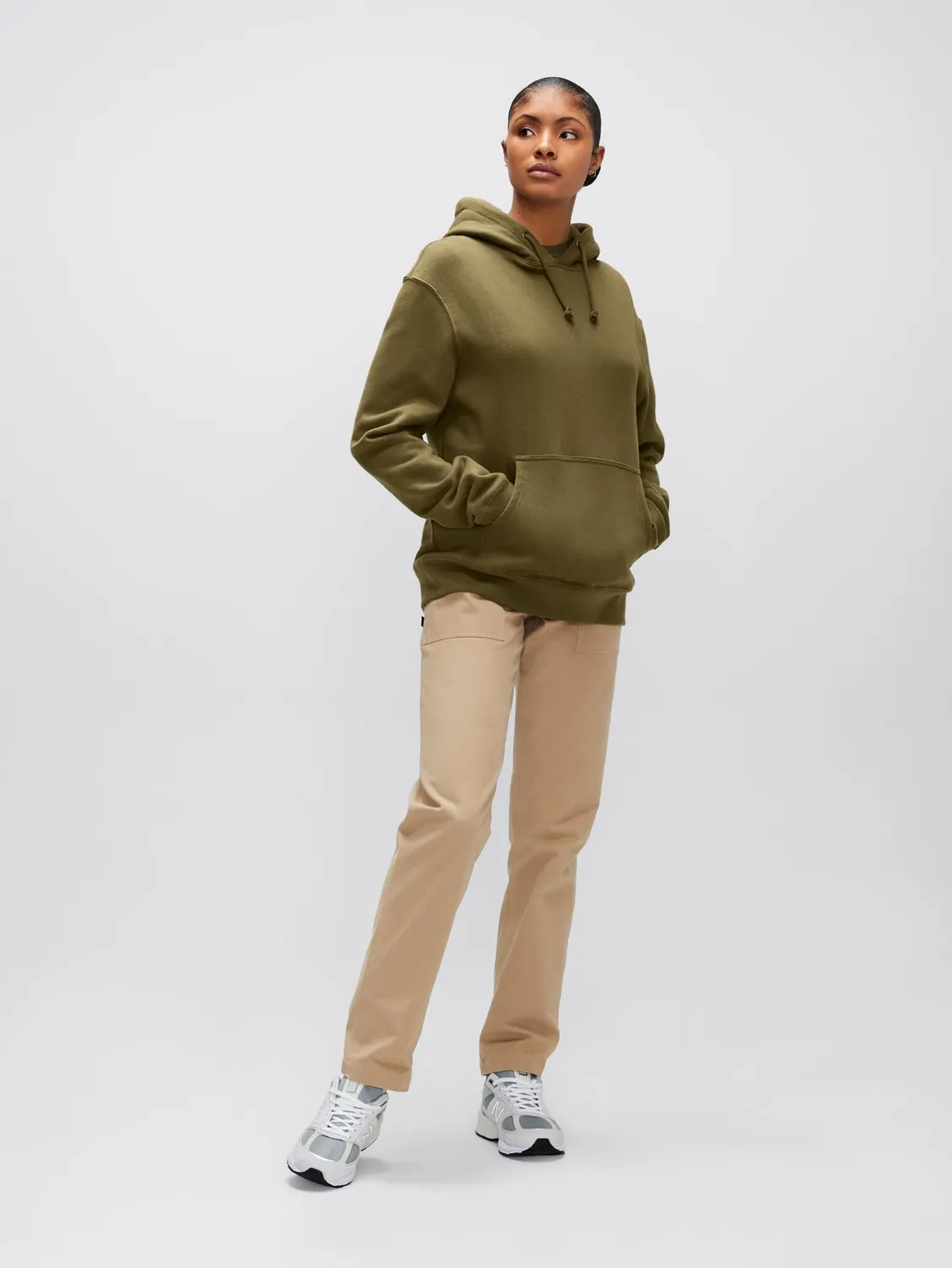 Alpha Industries hoodie sweat olive capuche coton