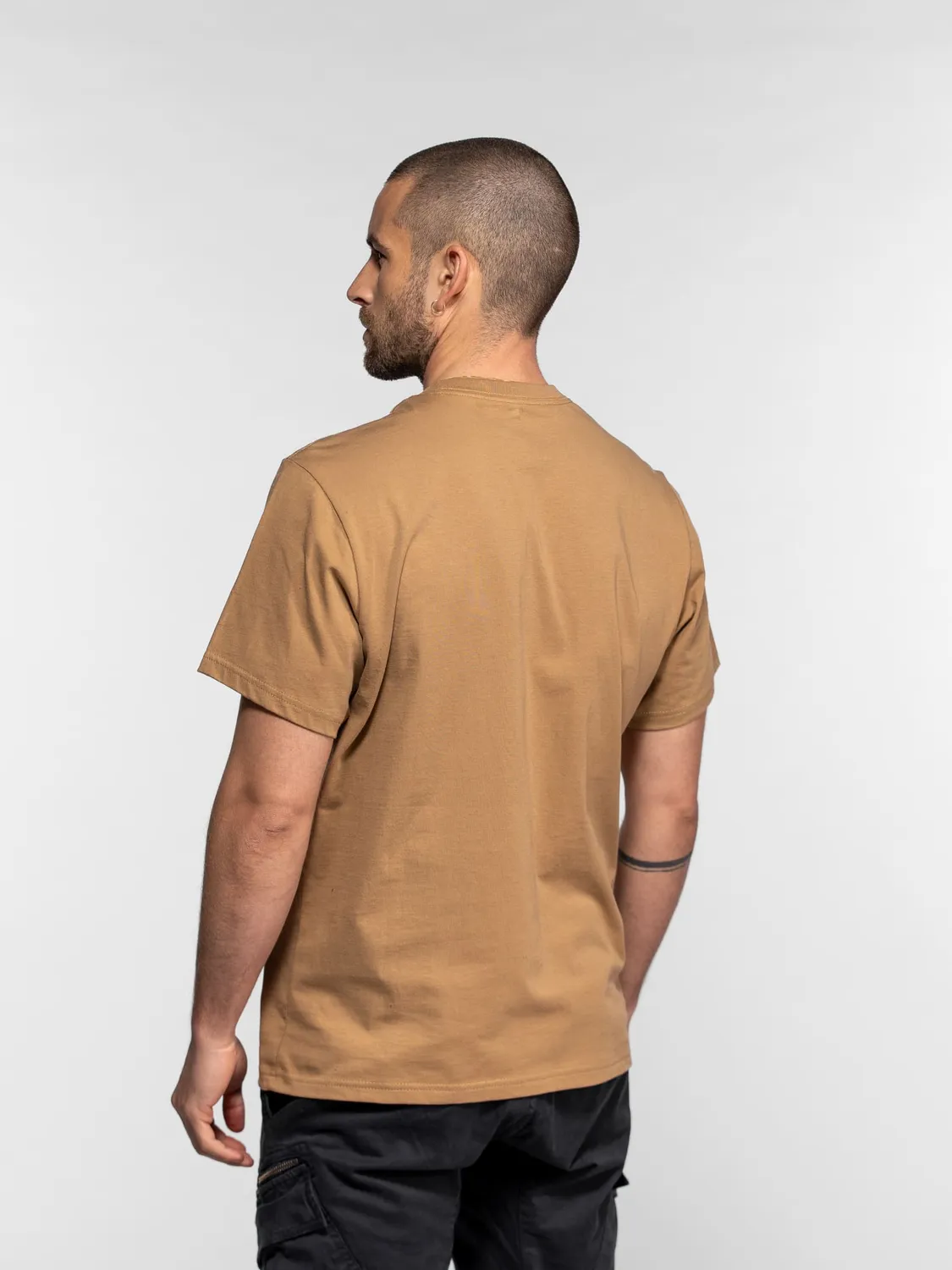 Daytona Vilas t-shirt coton homme beige poche poitrine