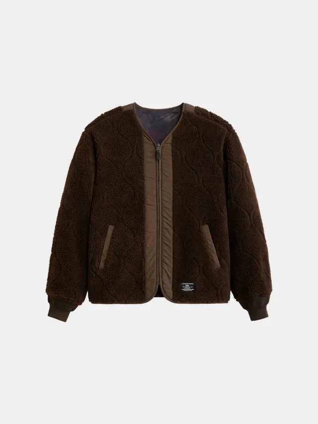 Alpha Industries M-65 liner réversible espresso nylon