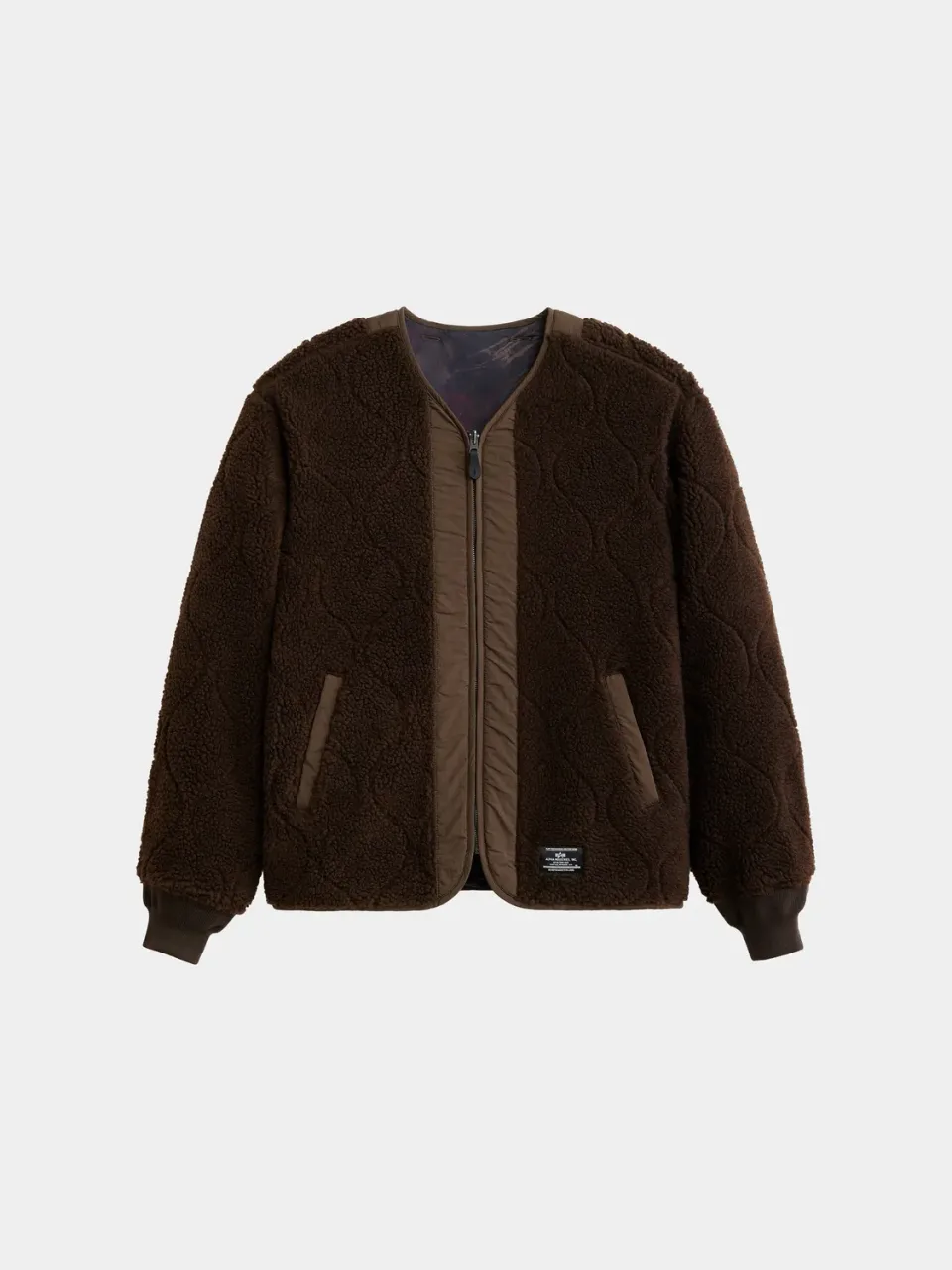 Alpha Industries M-65 liner réversible espresso nylon