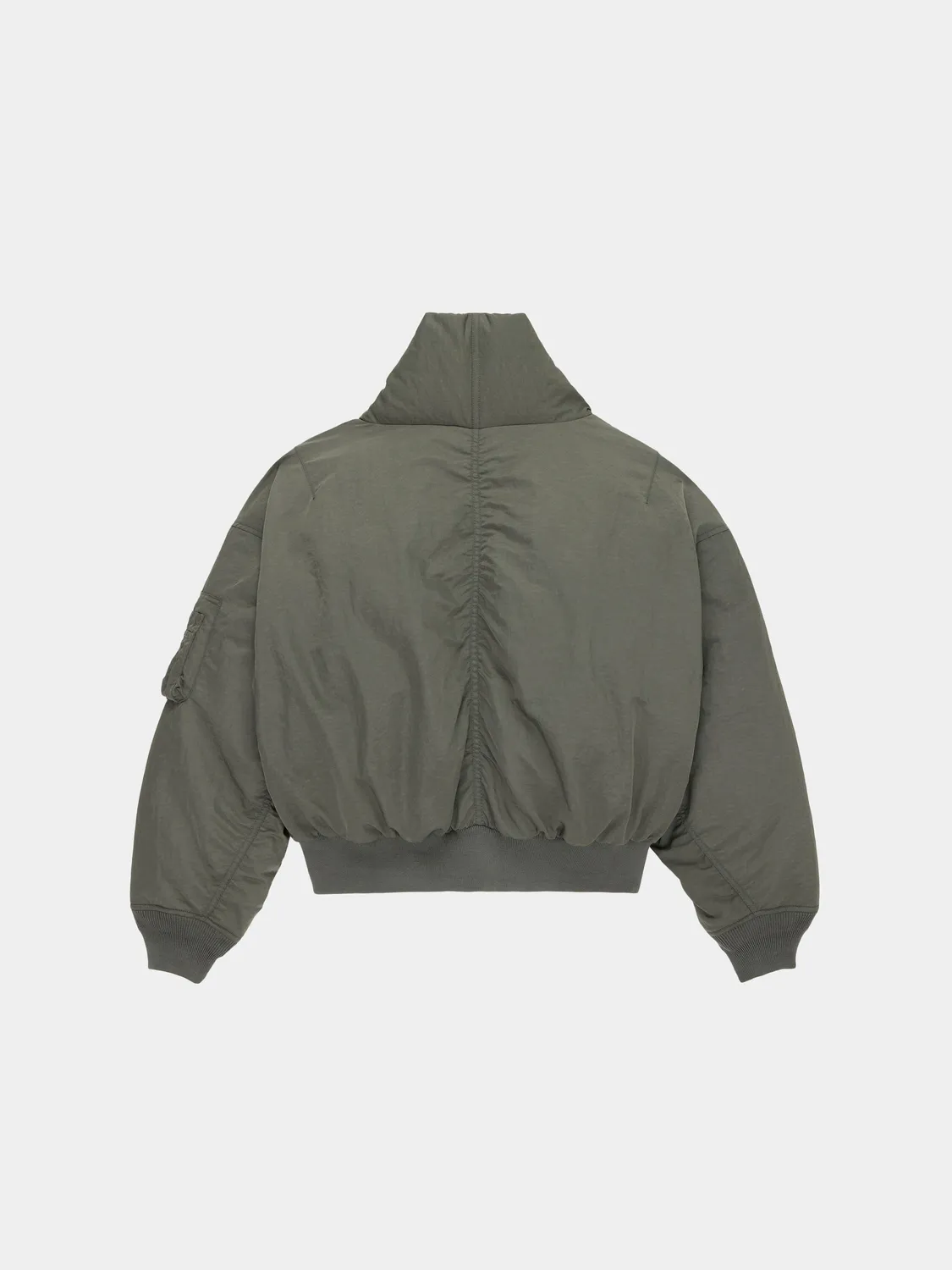 Alpha Industries Shawl Collar Bomber veste femme gris duvet