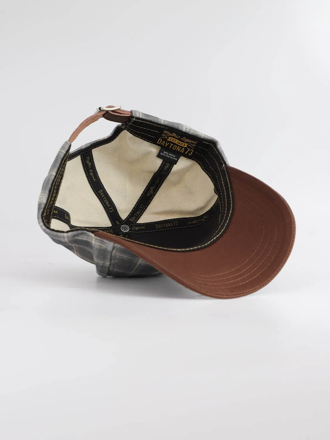 Daytona Homer casquette trucker homme flanelle carreaux