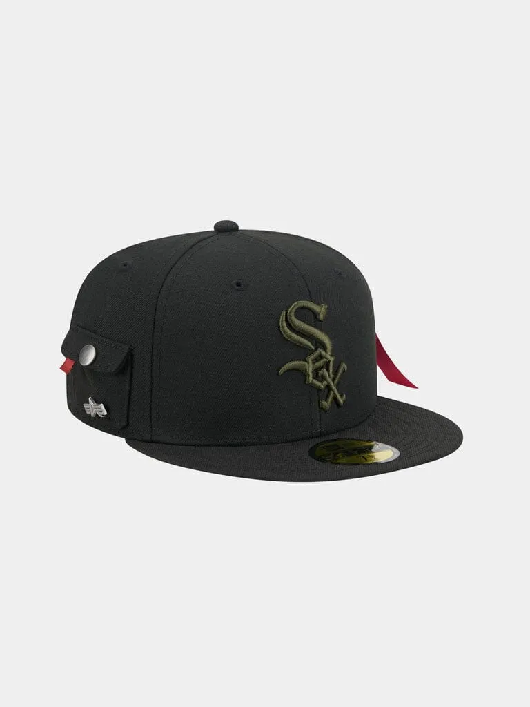 Alpha Industries White Sox 59FIFTY casquette fitted Noir