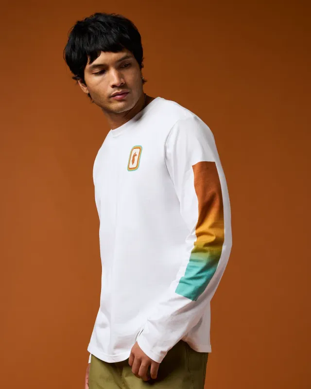 Cotopaxi Radiant Llama t-shirt manche longue Blanc
