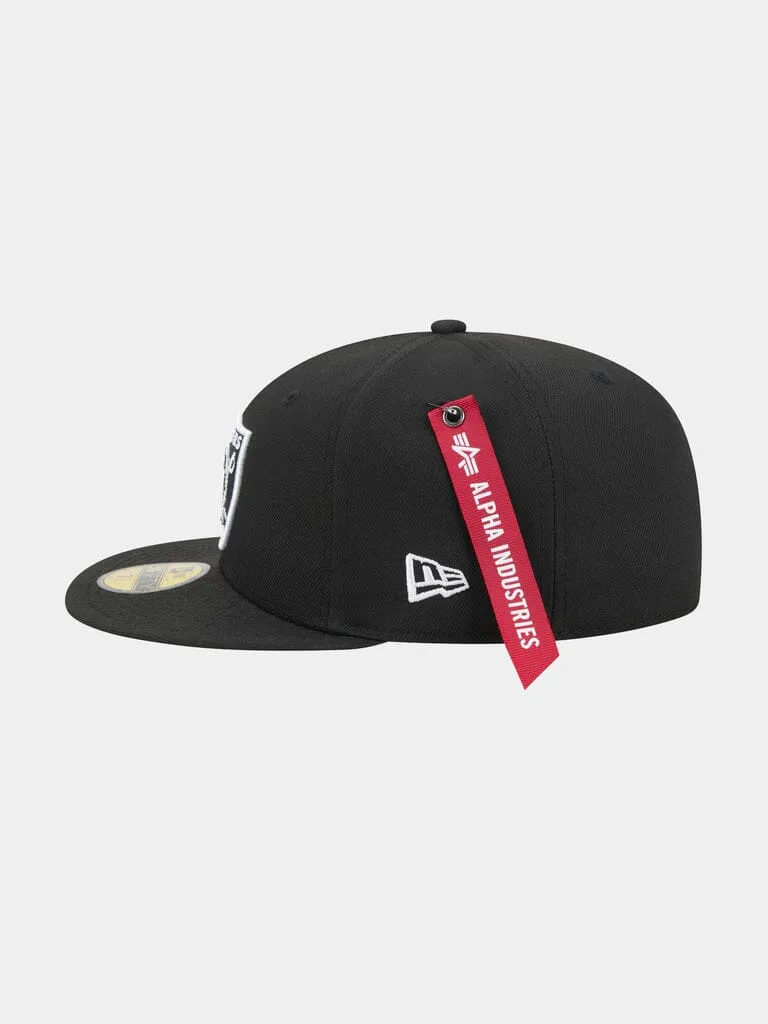 Alpha Industries Raiders New Era casquette fitted noire