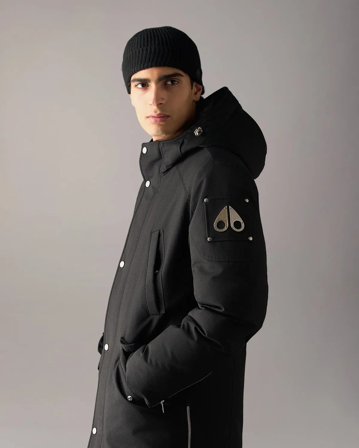 Moose Knuckles Original Stirling 2.0 parka noir-bronze duvet
