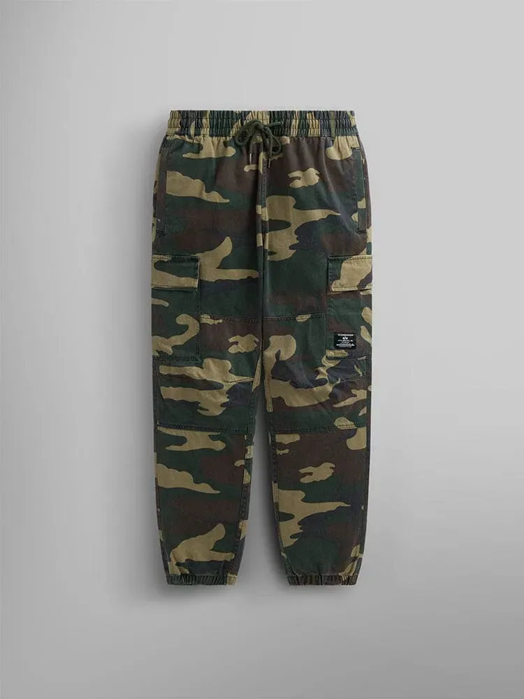 Alpha Industries Cotton Jogger pantalon woodland camo coton