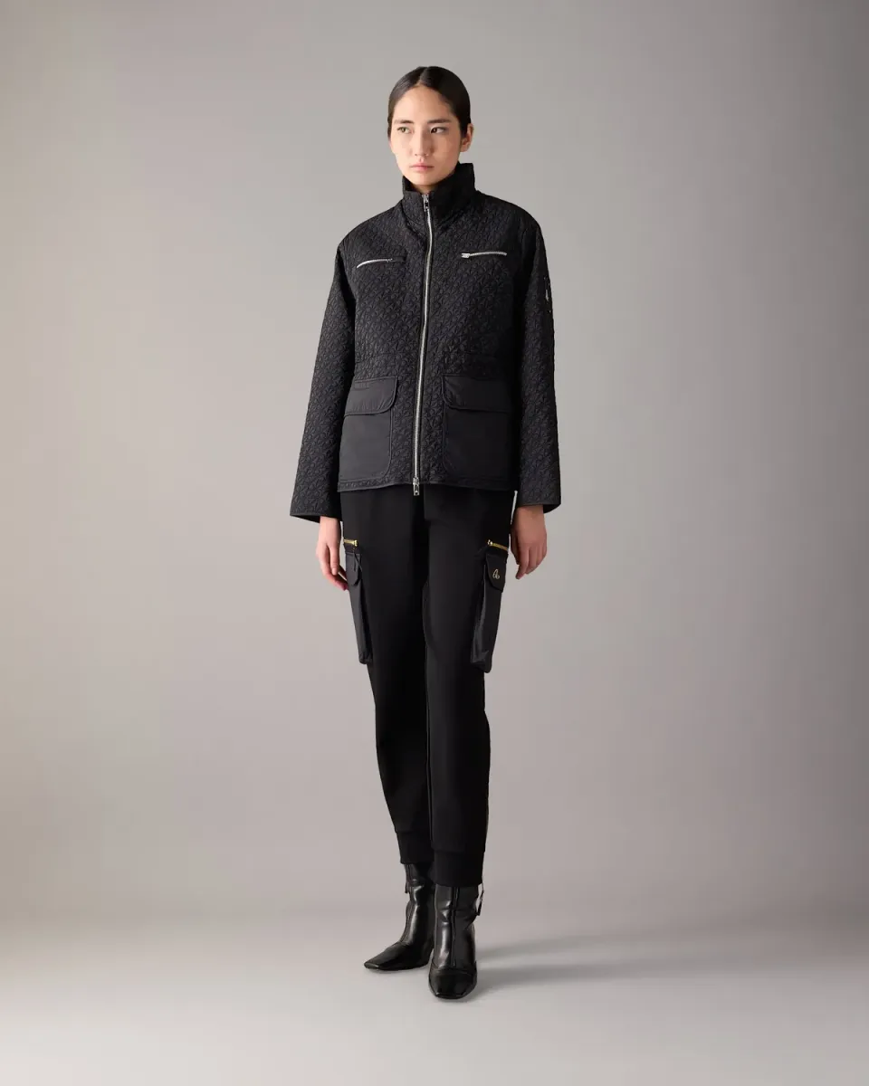 Moose Knuckles Lakeshore Veste Matelassée Monogramme Noire