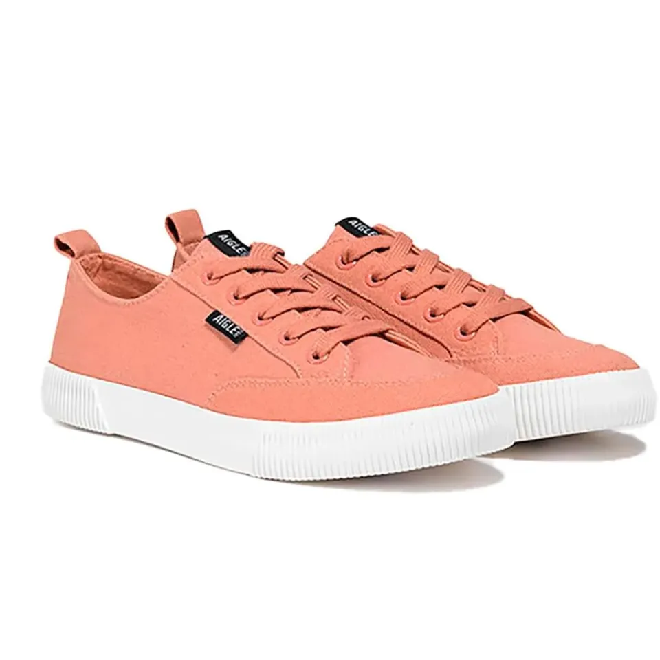 Aigle Tamarix W basket toile femme blanche