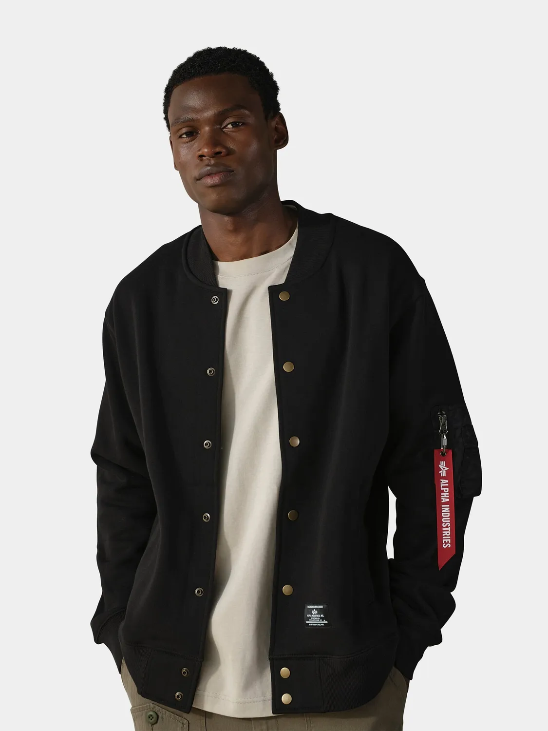 Alpha Industries MA-1 veste polaire homme vert OG-107 molleton