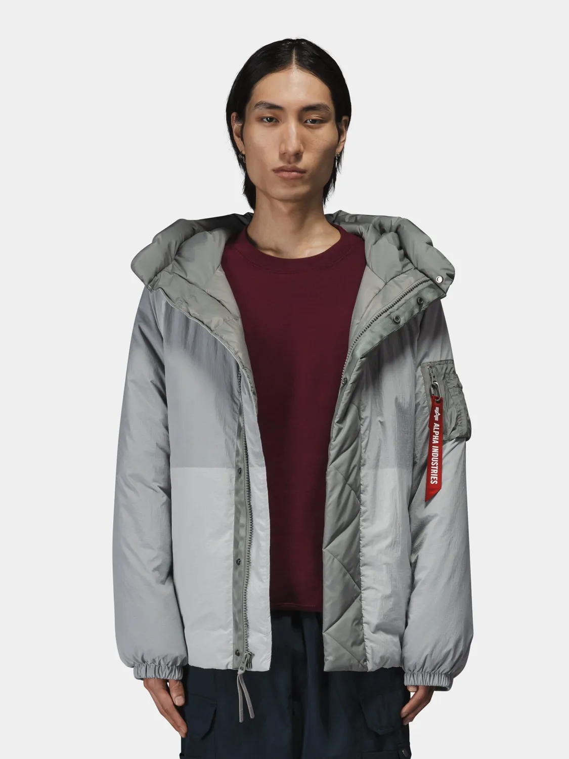 Alpha Industries Sheer Puffer parka homme olive camo duvet