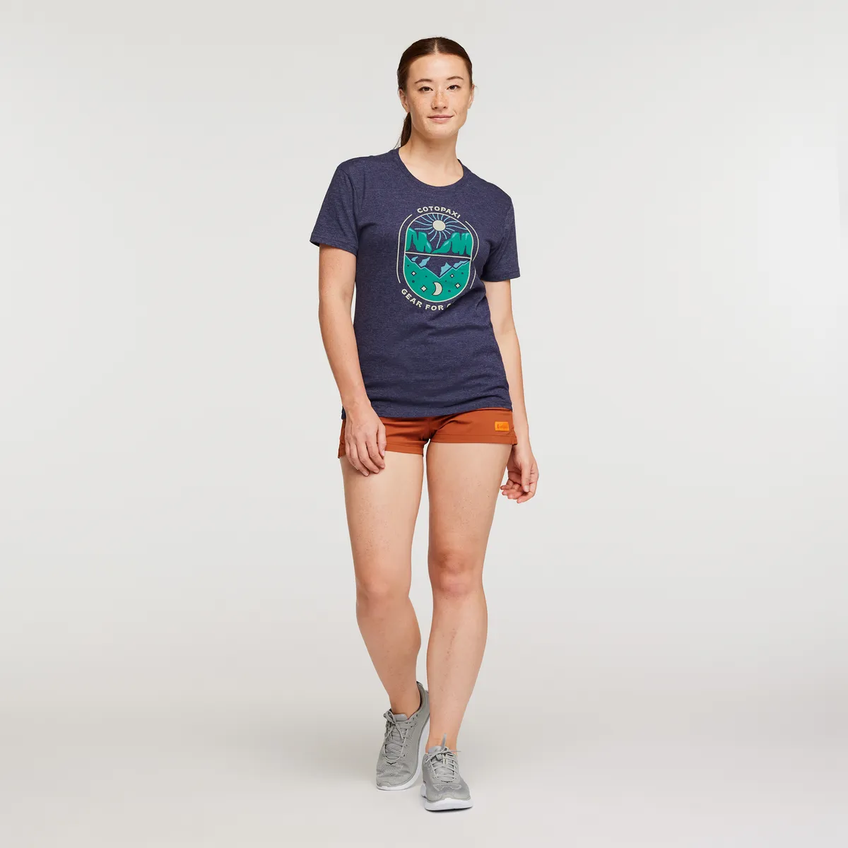 Cotopaxi Day and Night t-shirt femme coton maritime