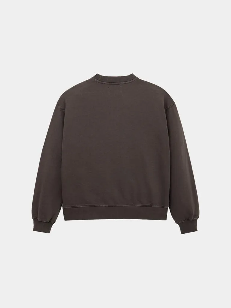 Alpha Industries Essential Crew Battlewash sweat Hickory coton