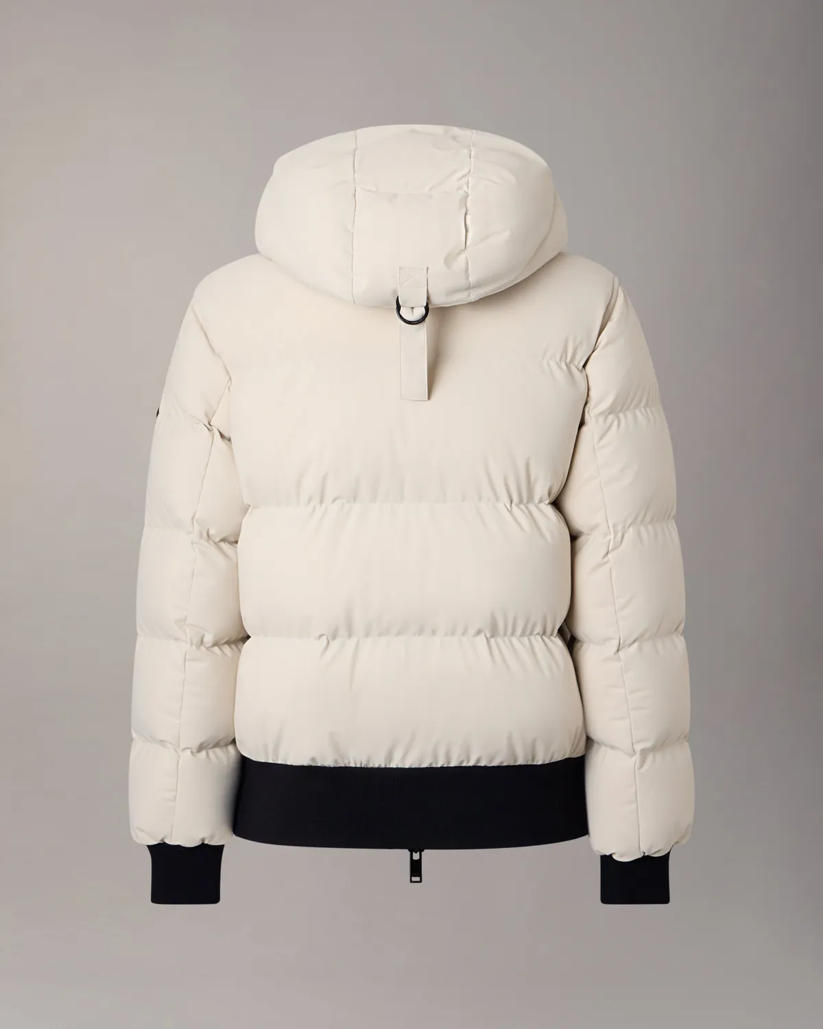 Moose Knuckles Soho Down Bomber bomber albâtre femme