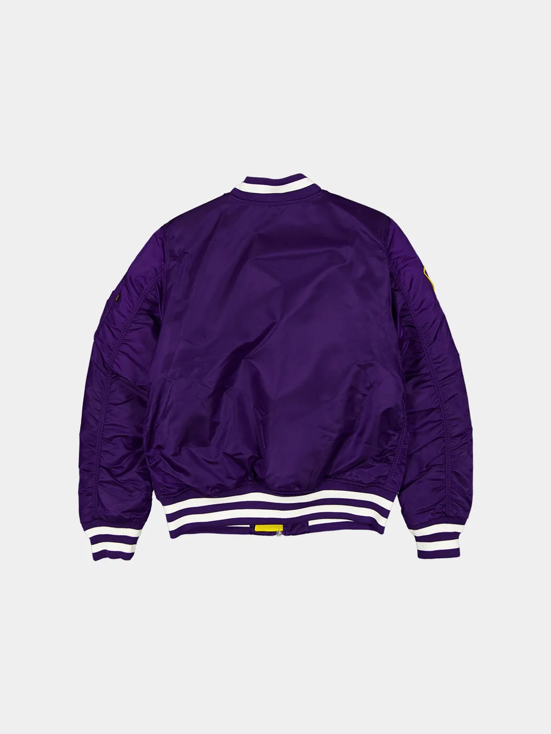Lakers x Alpha x New Era MA-1 bomber violet nylon