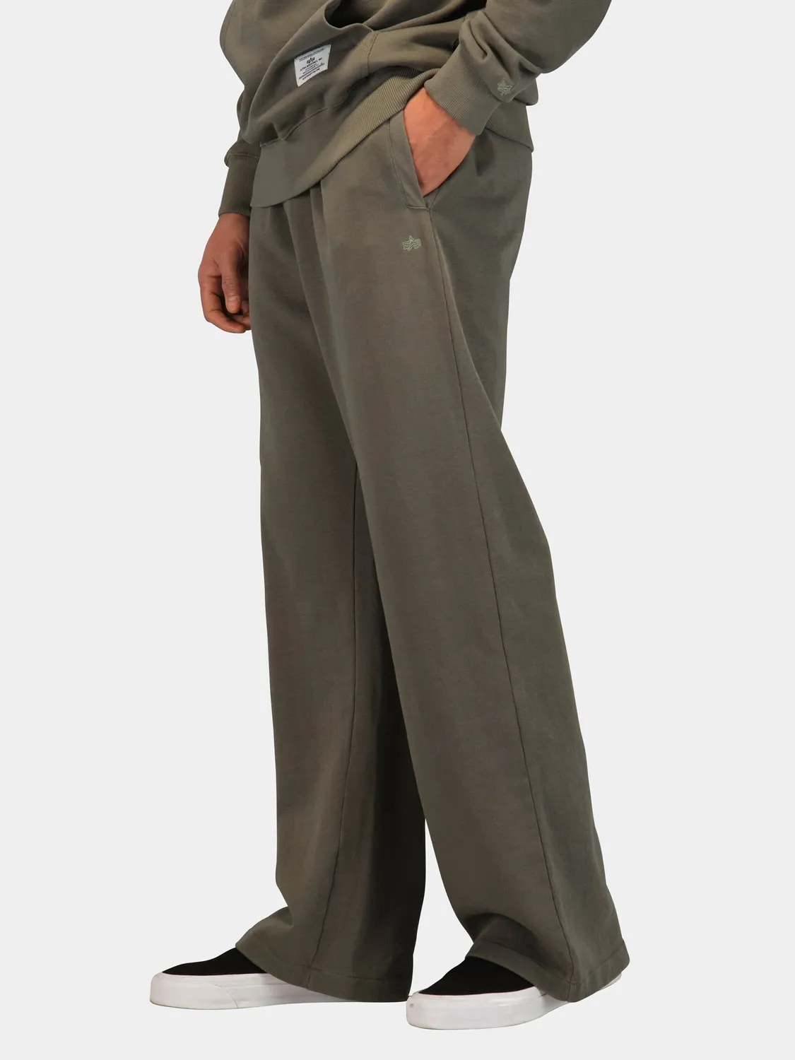 Alpha Industries Essential jogging molleton gris coton
