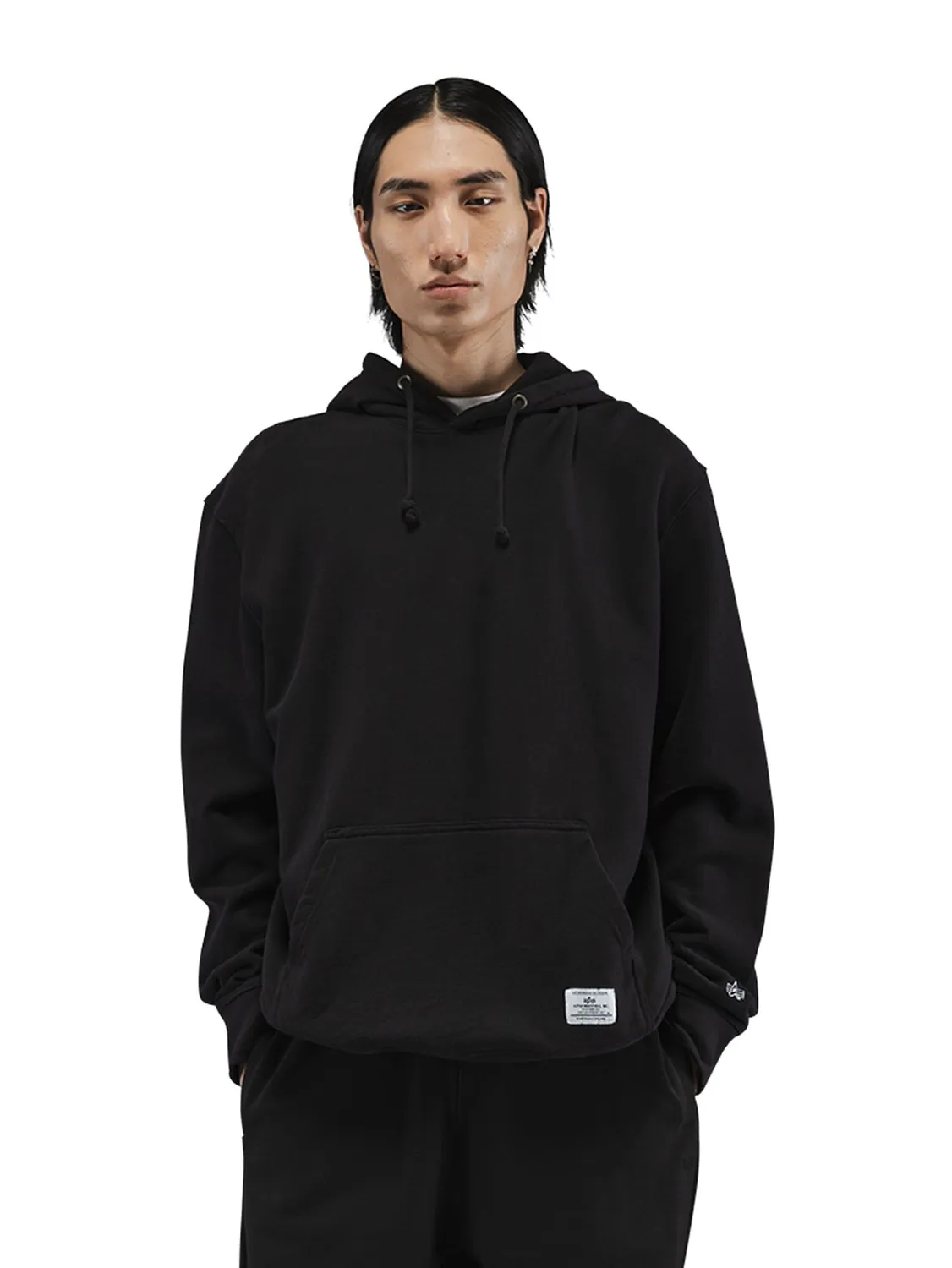 Alpha Industries Essential sweat capuche noir Gen II coton