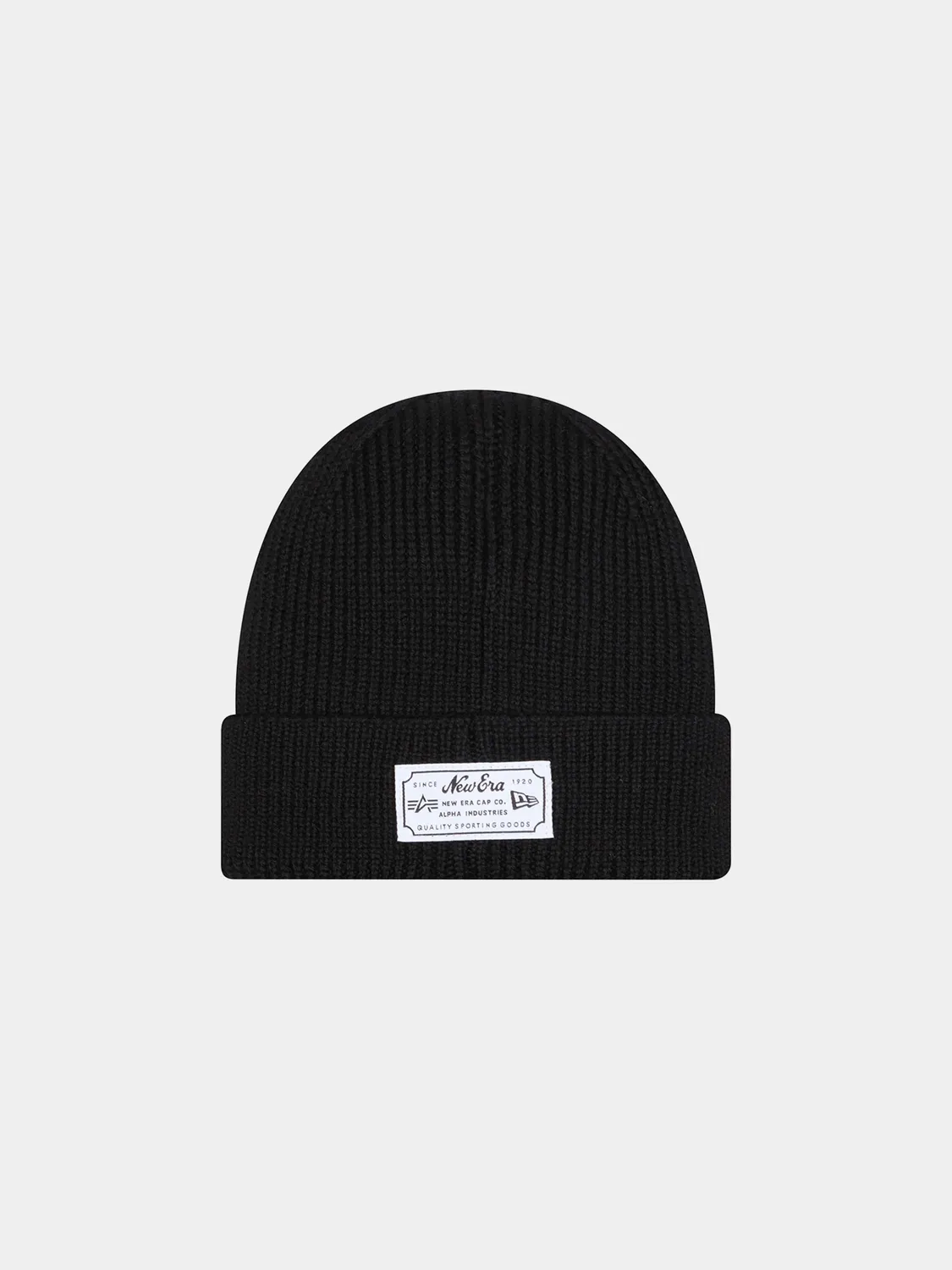 Alpha Industries Chicago Bulls Short Cuff bonnet noir laine