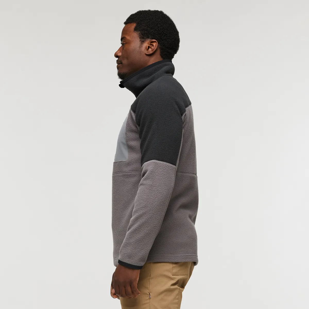 Cotopaxi Abrazo Fleece Half-Zip polaire homme noir recyclé