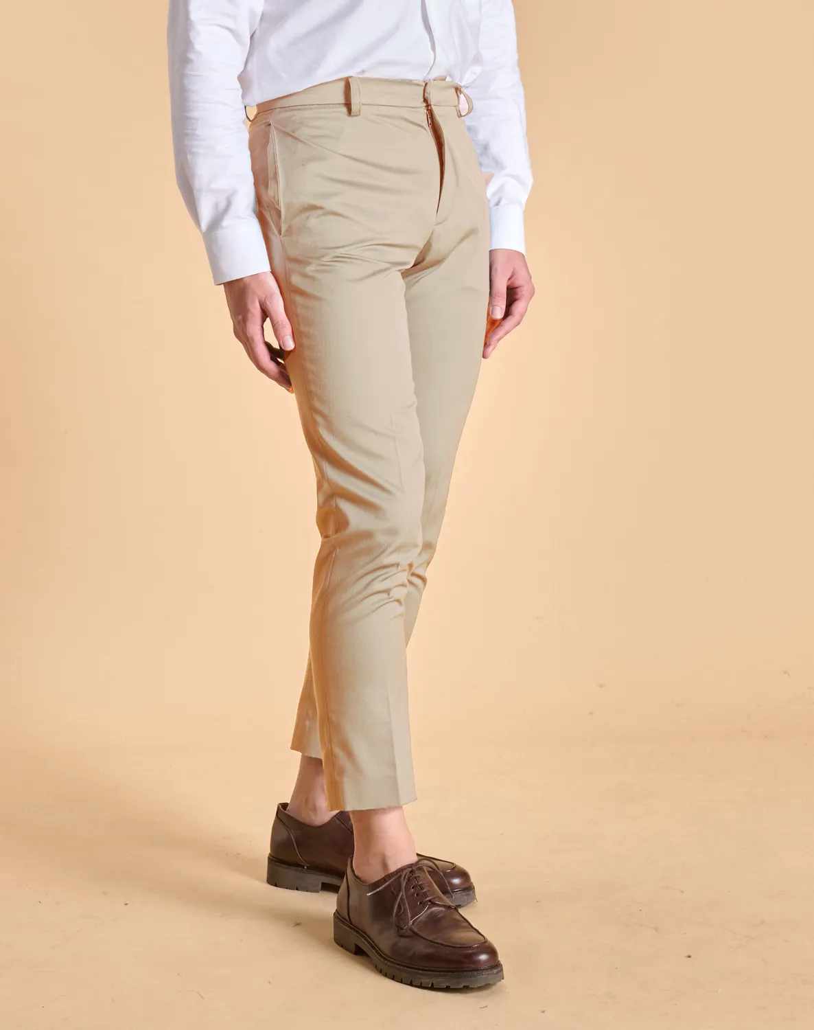 SOUBACQ Pantalon Regent Homme pantalon gabardine sable