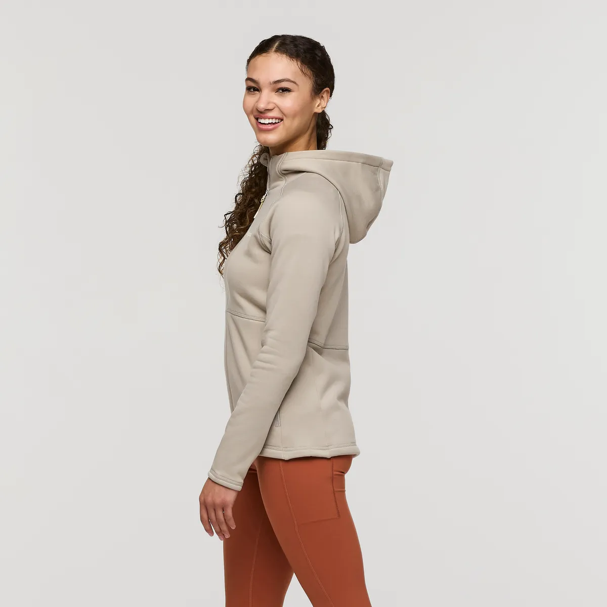 Cotopaxi Tempa Fleece Hooded Jacket polaire femme Pebble