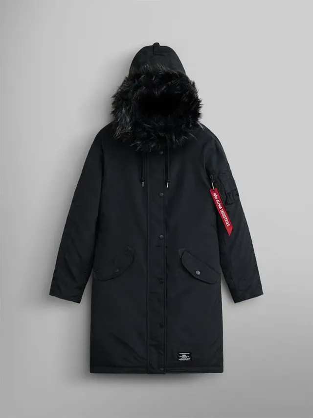 Alpha Industries Elyse Gen II parka Black fausse fourrure