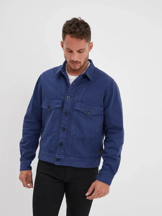 DAYTONA Jonesboro veste de travail bleu de chine coton