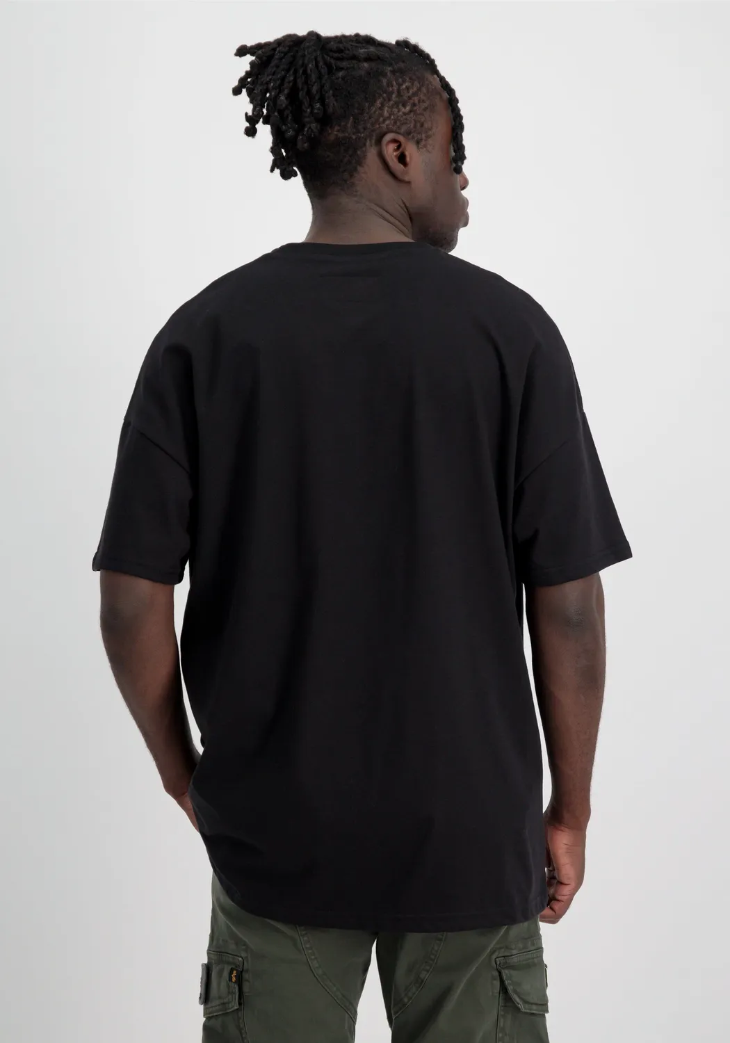 Alpha Industries Recycled Label t-shirt homme noir loose