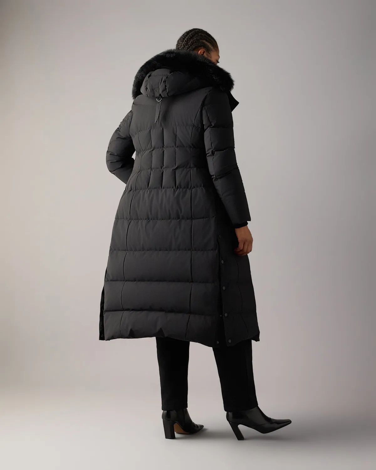 Moose Knuckles Jocada Long Down Parka doudoune noire longue