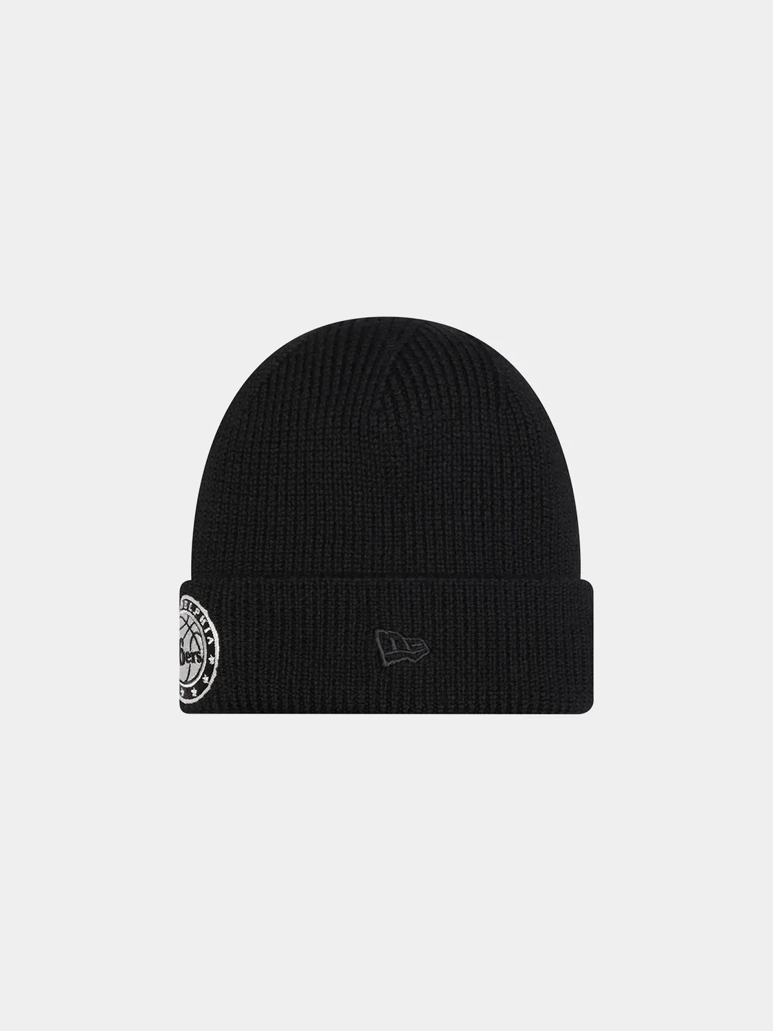 Alpha Industries 76ers x New Era bonnet court laine noir