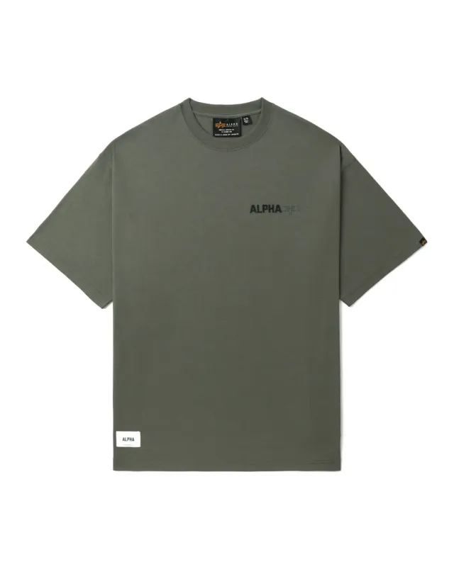 Alpha Industries UNFRM t-shirt olive coton