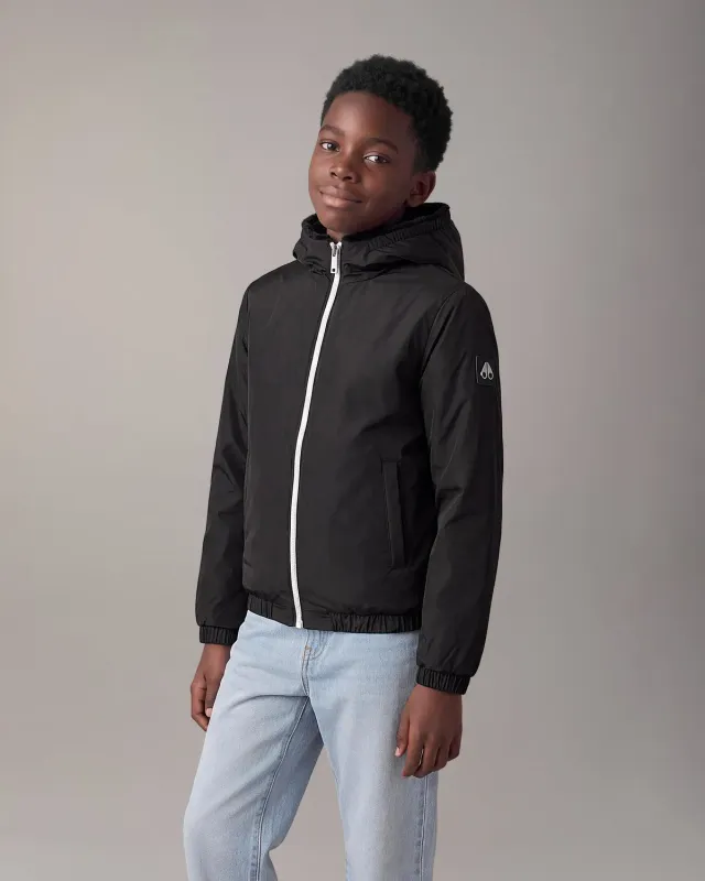 Moose Knuckles Simcoe Bunny veste enfant Black réversible