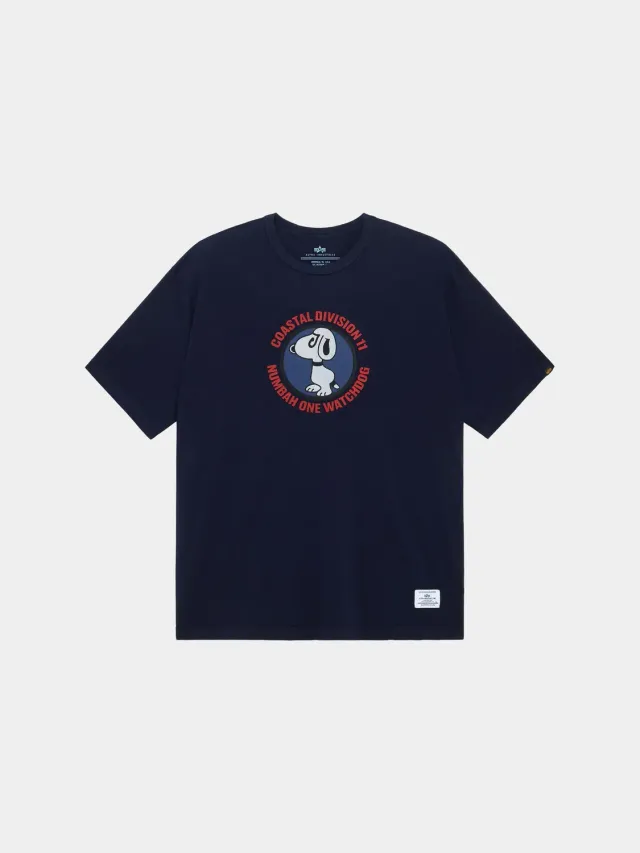 Alpha Industries Watch Dog t-shirt coton bleu décontracté