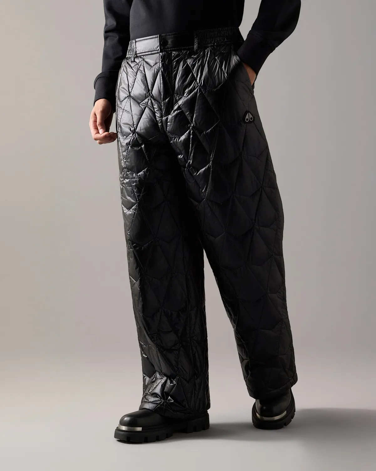 Moose Knuckles Iceberg Quilt Pantalon Duvet Noir