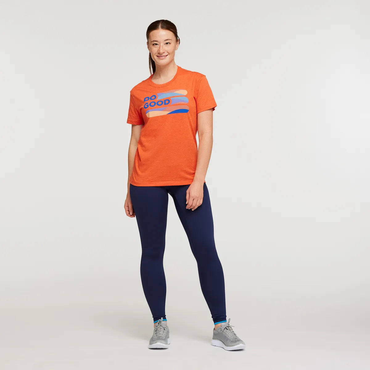 Cotopaxi Do Good Stripe t-shirt femme rayé coton